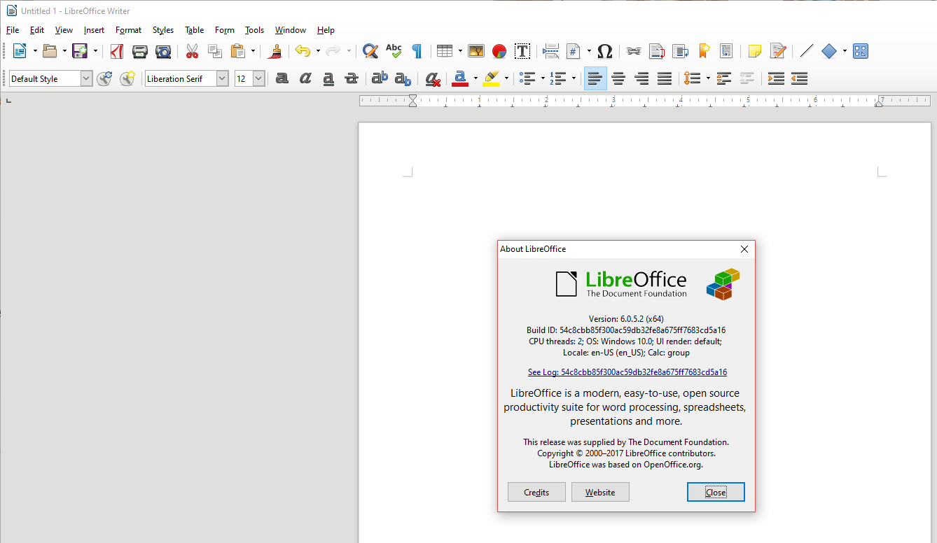 User interface in Windows 10 - English - Ask LibreOffice