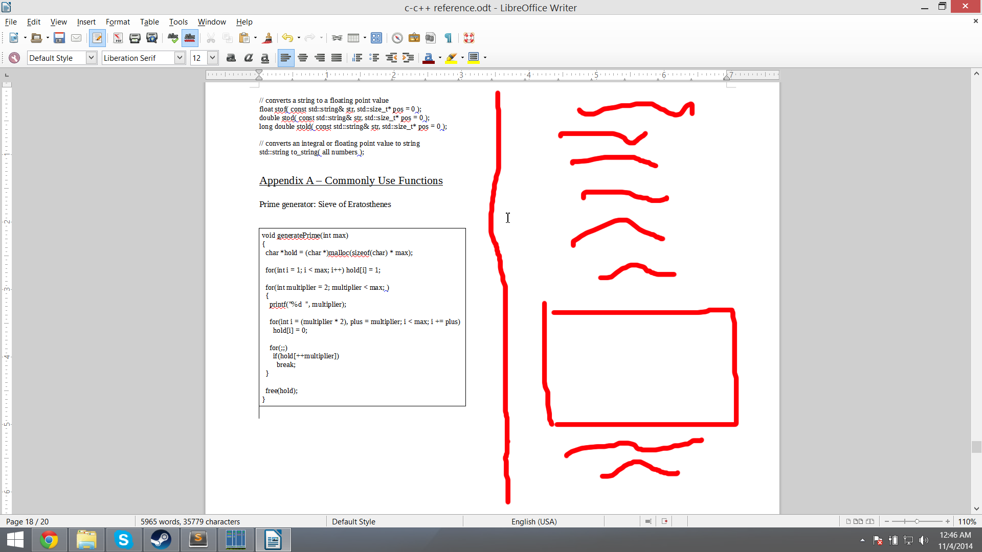 Split page to insert 2 contents using LO Writer English Ask