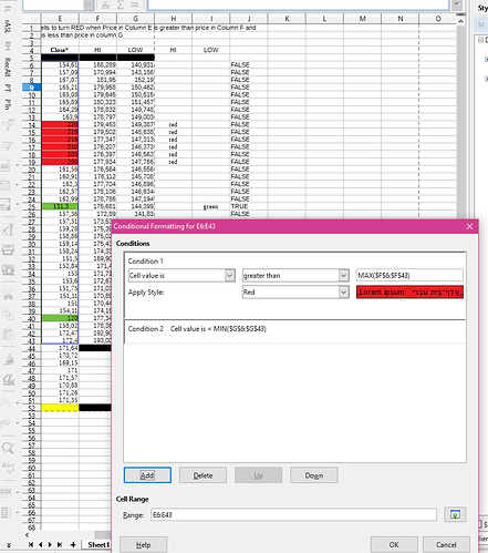 openoffice calc conditional formatting more than 3