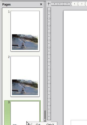 Duplicating pages in Draw