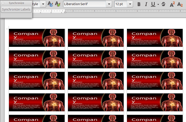How to use Avery 8160 label template in LibreOffice? English Ask LibreOffice