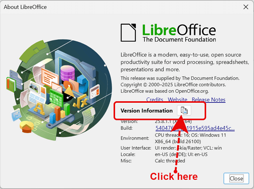 About LibreOffice
