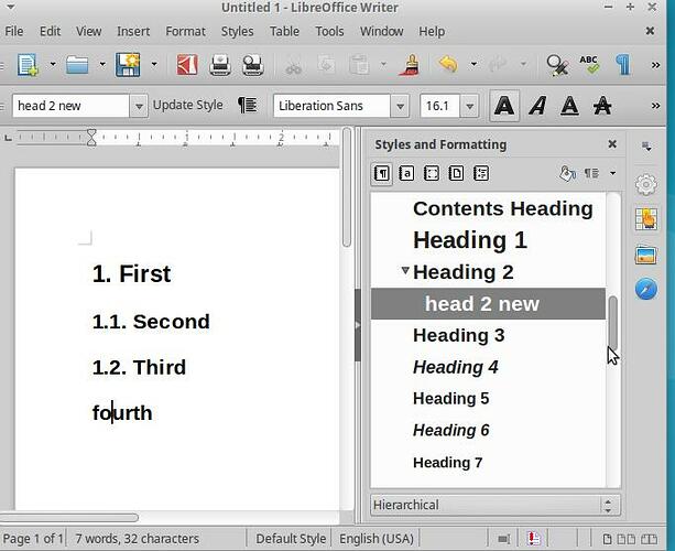 numbering in new syle