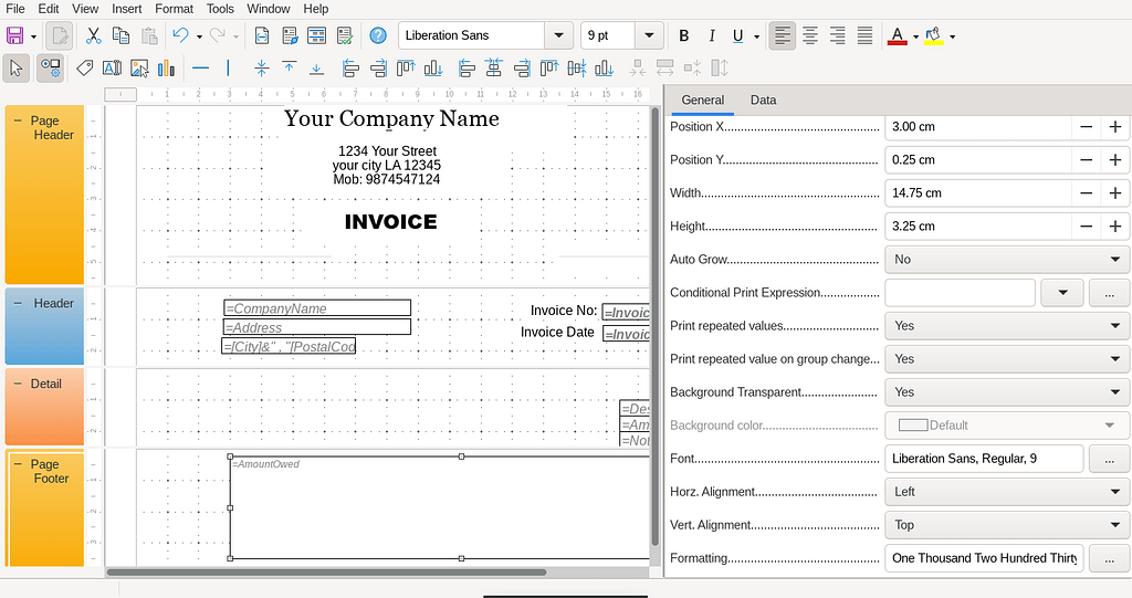 Currency format in TEXT is Not Working in LibreOffice BASE Report ...