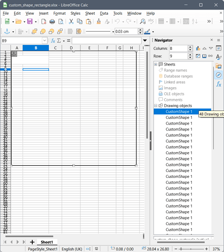 Unable to get rid of custom shape - English - Ask LibreOffice