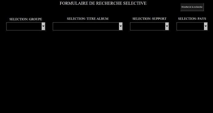 Formulaire de recherche