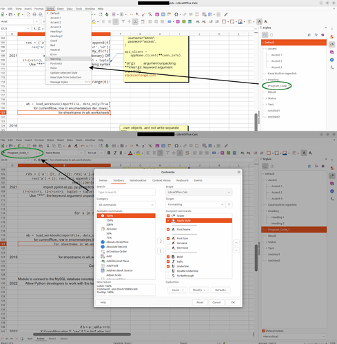 Implement custom styles