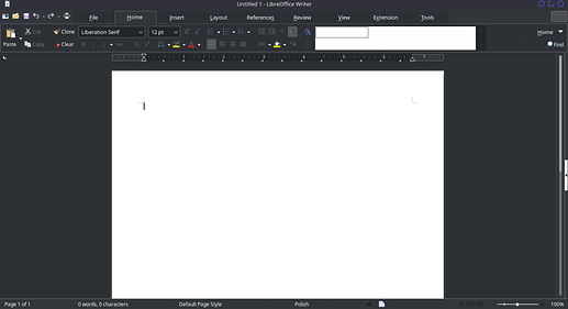 libreoffice dark theme linux