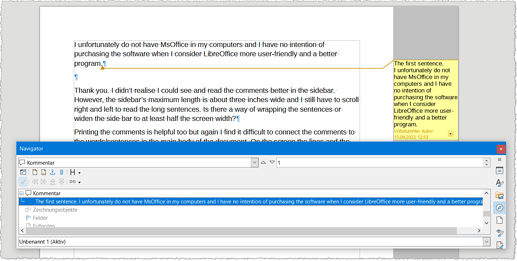 81793 HB Reading ‘track comments’ in LibreOffice Writer