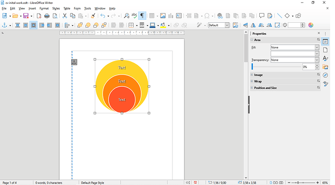 LOwriter screenshot