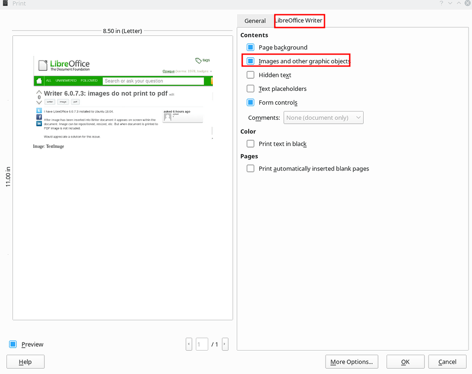LO Writer: images do not export to pdf - English - Ask LibreOffice
