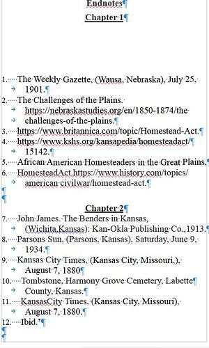 endnotes