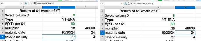 Calc date discrepancy