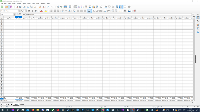 Finance Sheet