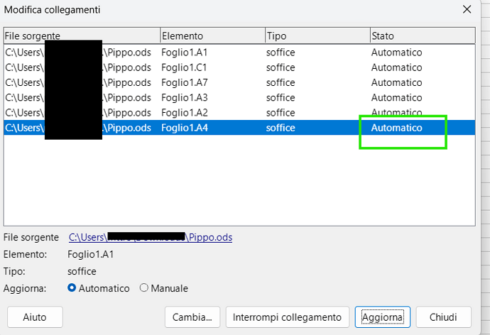 Collegamento automatico ND v2