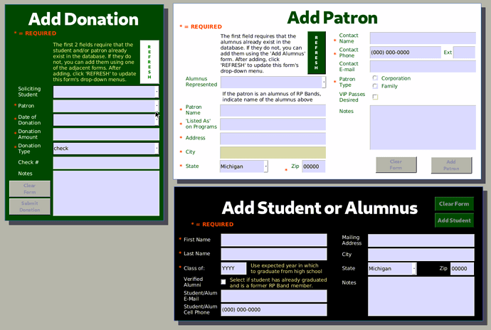 RP Donation Form