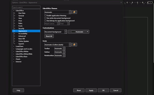 DocumentBackgroundSettings