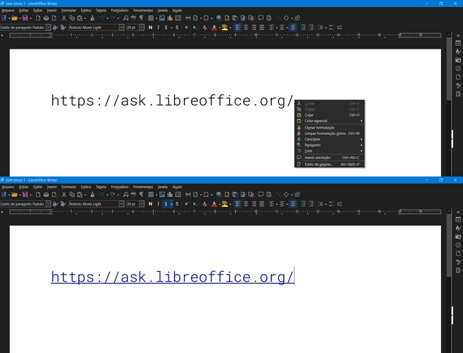 LibreOffice Writer - Exemplo 3