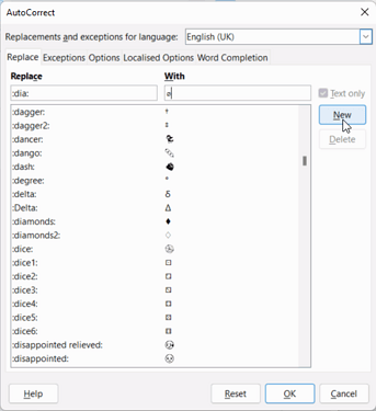 AddAutoCorrectEntry