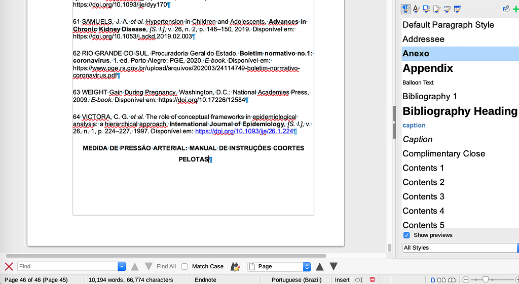 Can t Insert Section After Endnotes English Ask LibreOffice