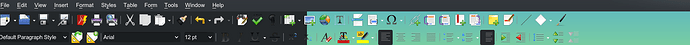 Libre Toolbar Screenshot
