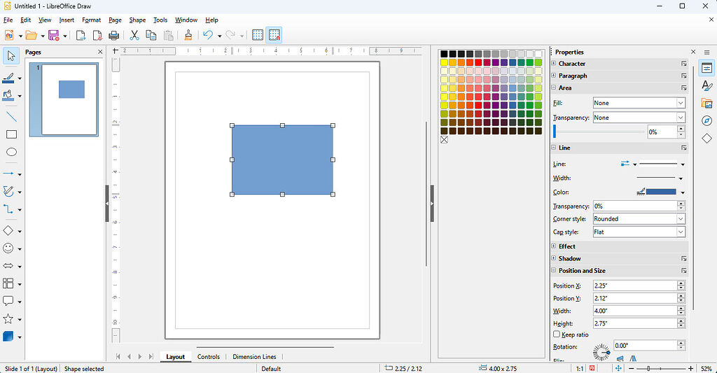 Color Bar stuck in Sidebar area English Ask LibreOffice