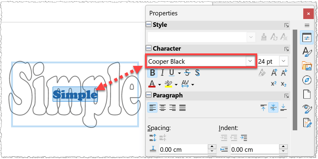 How do I change fonts in fontwork - English - Ask LibreOffice