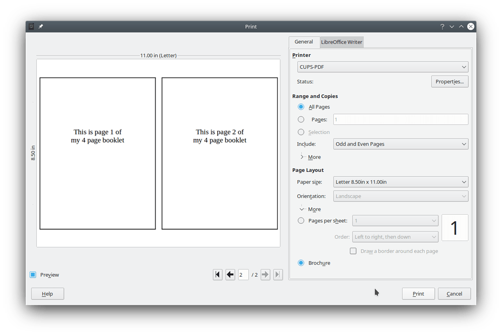 How To Print A Pdf As A Book