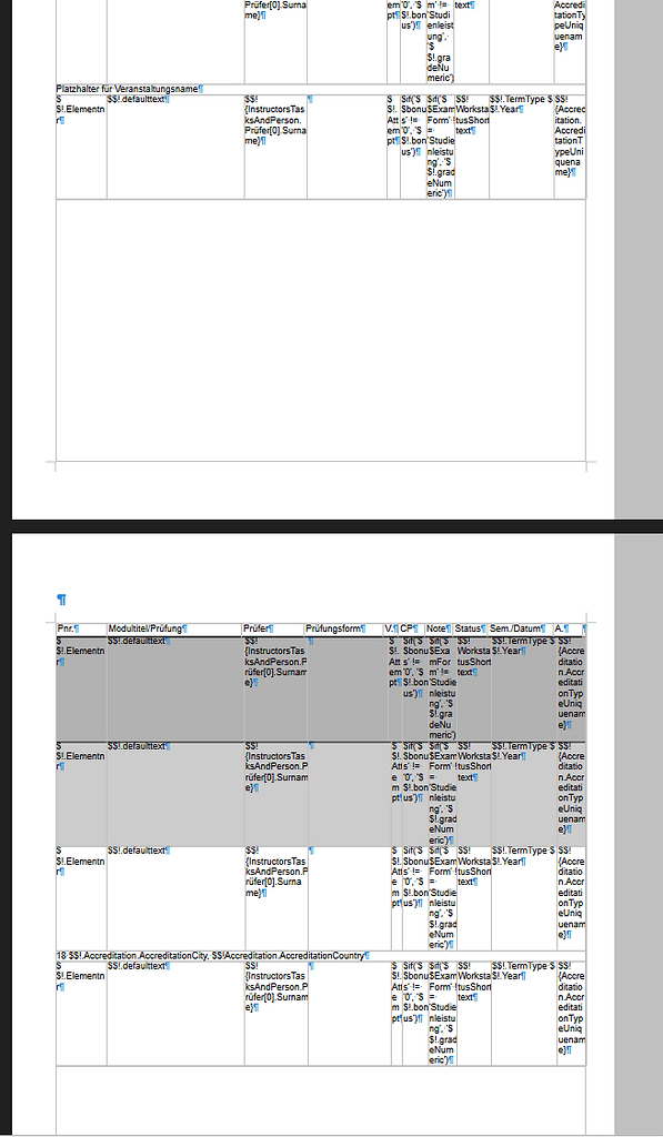 Spaces between Tables - English - Ask LibreOffice