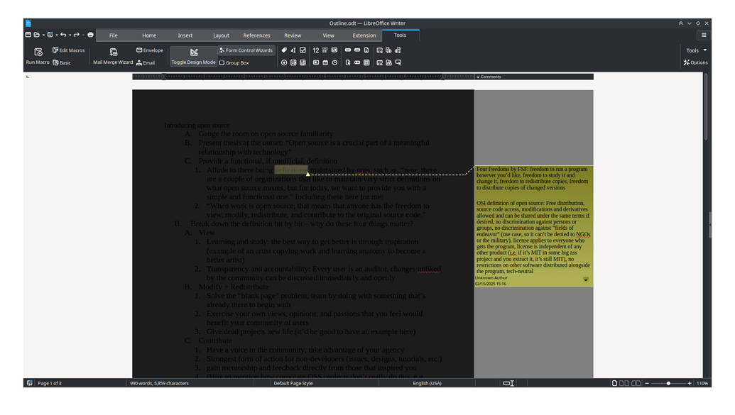 Writer UI suddenly turned to light mode after opening Impress; cannot ...