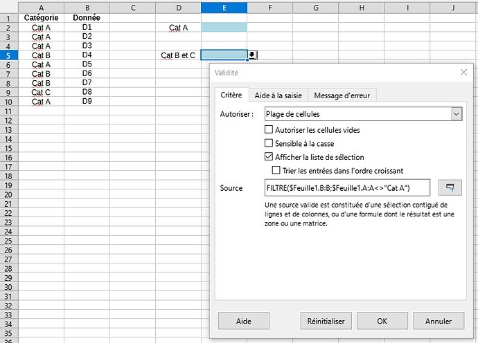 Calc_Liste dynamique