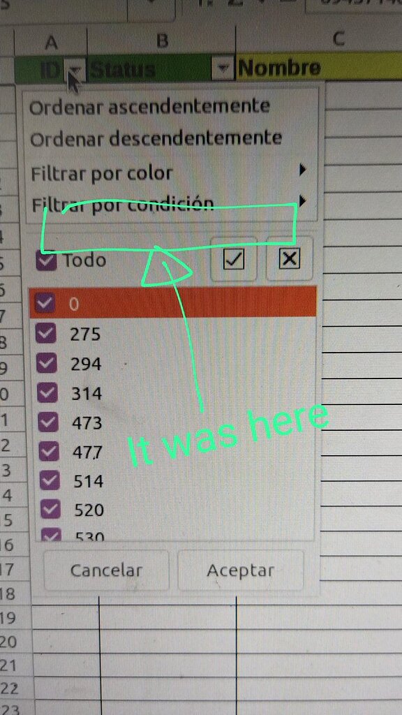 How to show "search box" in "Autofilter" English Ask LibreOffice
