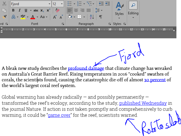 fonts for ms word 2016