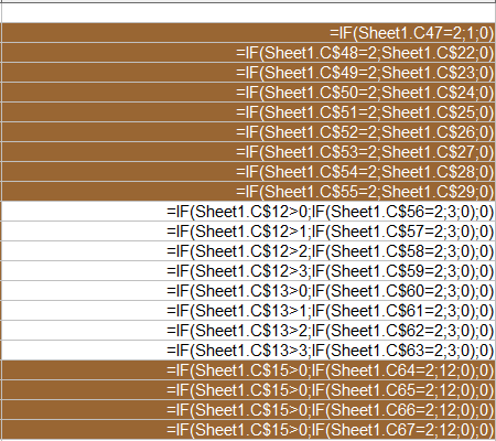 When C47-67 are 2