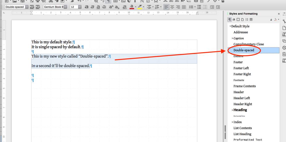 How Do I Change From Double Space To Single Space English Ask Libreoffice