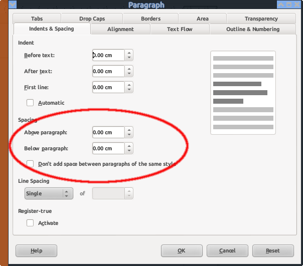 Why Does Enter Key Cause Double Space English Ask Libreoffice