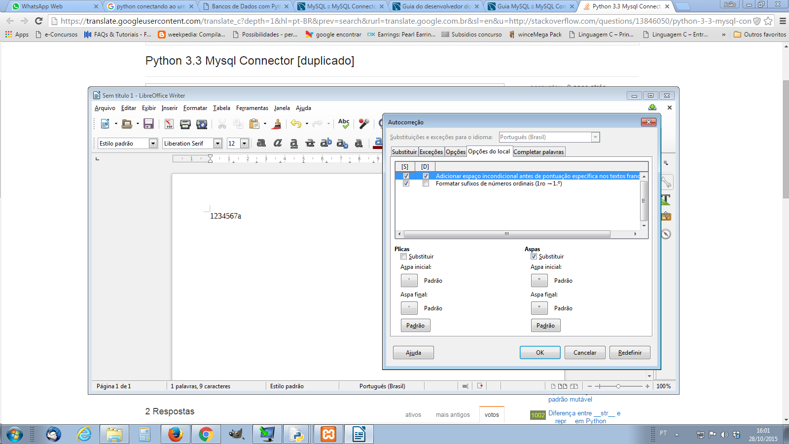 Como Inserir Numero Pequeno de Referencia em Cima da Palavra no LibreOffice  Writer 