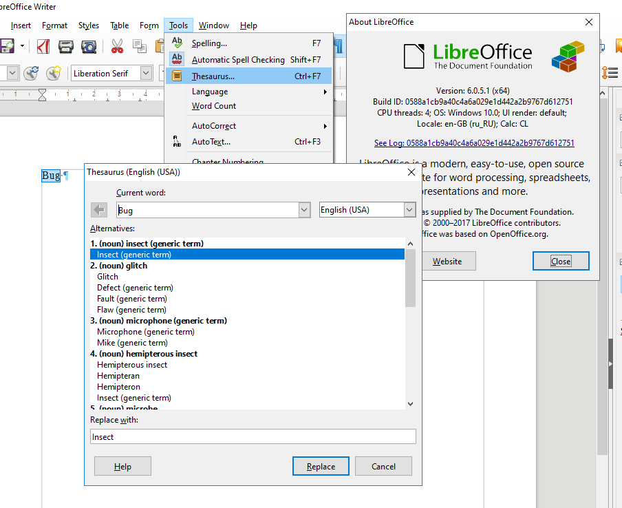 Synonym Function Is Gone English Ask LibreOffice