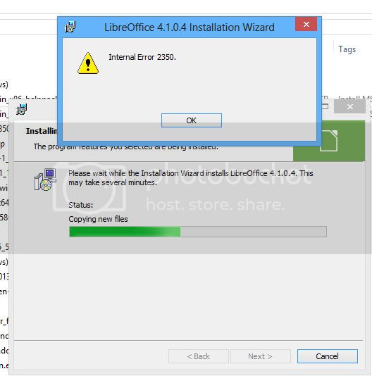 libreoffice not opening windows 7