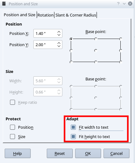 How to auto size textbox to fit text English Ask LibreOffice