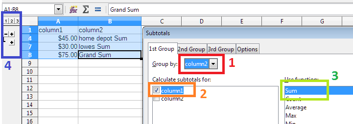 match text in columns and sum the values for corresponding rows ...