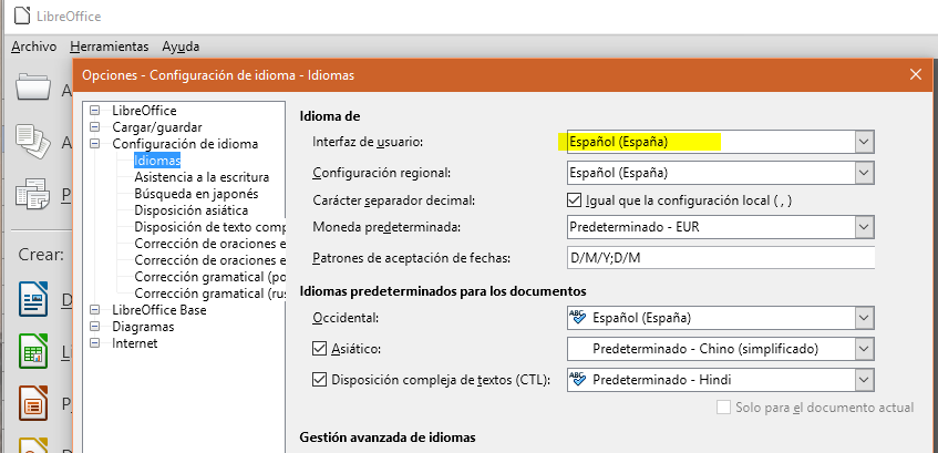 Cómo puedo cambiar el idioma de open office al español? - Español - Ask  LibreOffice
