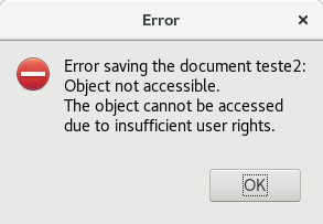 error creating files