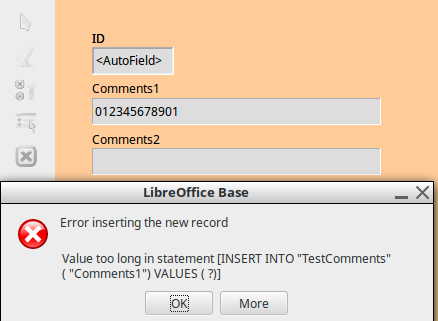 LibreOffice: CorruptedConfigurationException Exception Reference