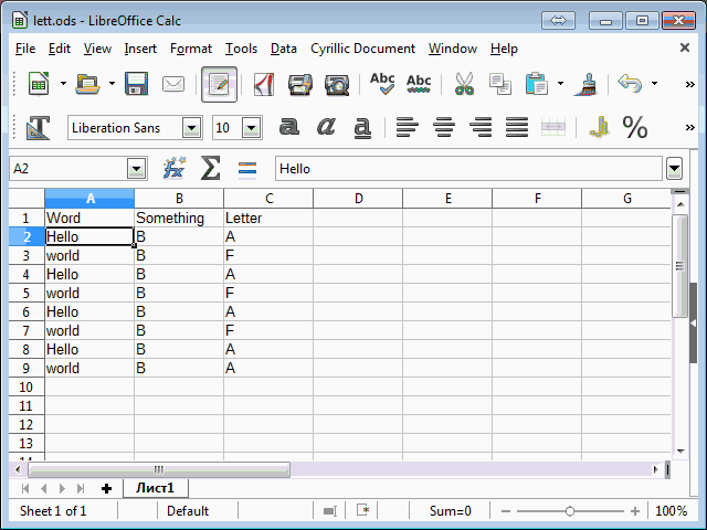 Character count - English - Ask LibreOffice