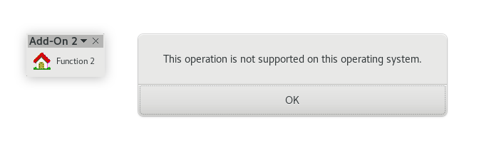 Not supported operation