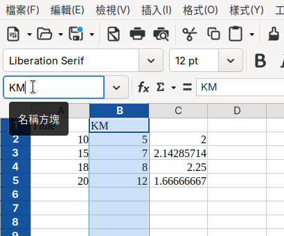 名稱方塊