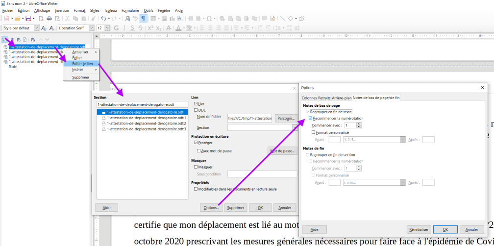 numérotation des notes de bas de page [résolu]  Français  Ask LibreOffice