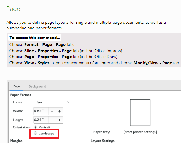 how to change pdf from portrait to landscape