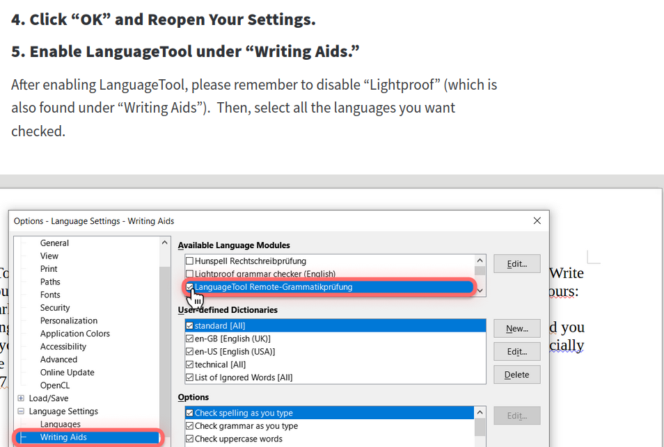 Installation De Lextension Language Tool Français Ask Libreoffice 6398